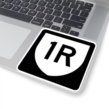 PR urban primary 1R (Puerto Rico) (Road Sign) STICKER Vinyl Kiss-Cut Decal