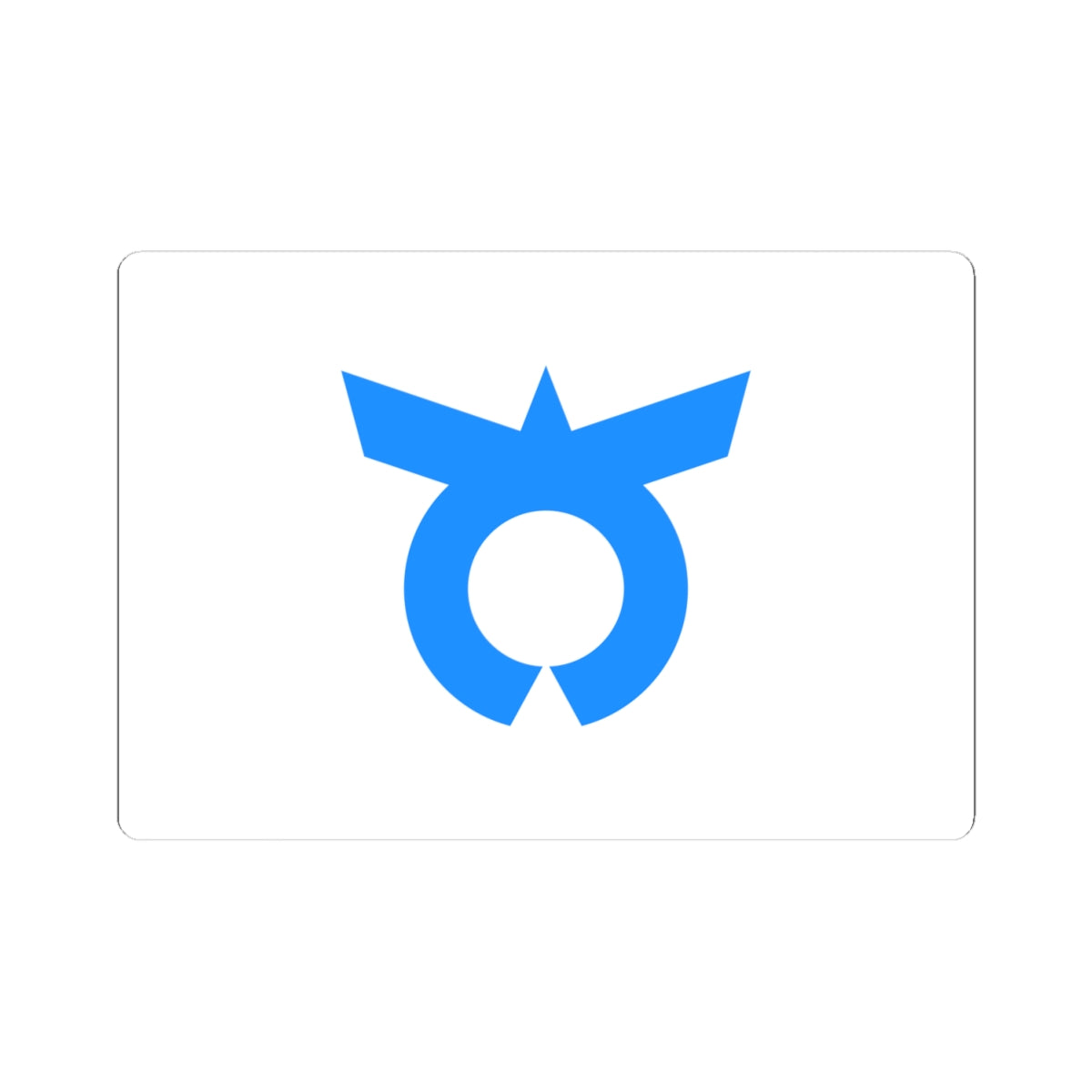 Flag of Otsuki Yamanashi (Japan) STICKER Vinyl Kiss-Cut Decal