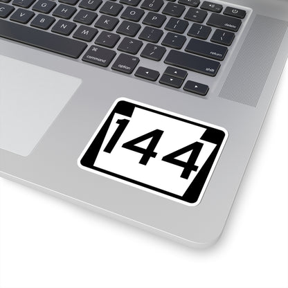 PA-144 (Pennsylvania) (Road Sign) STICKER Vinyl Kiss-Cut Decal