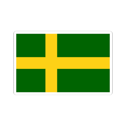 Flag of Oland (Sweden) STICKER Vinyl Kiss-Cut Decal