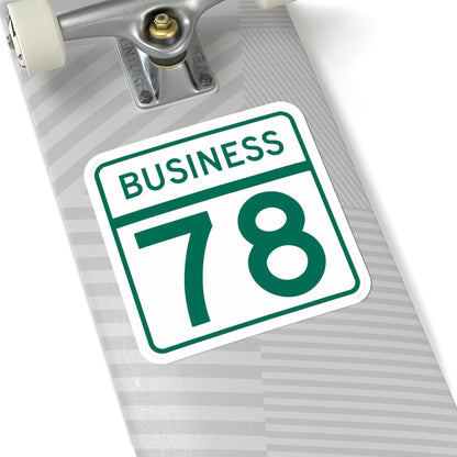 MD Route 78 Business (Maryland) (Road Sign) STICKER Vinyl Kiss-Cut Decal