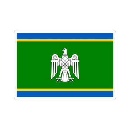 Flag of Chernivtsi Oblast (Ukraine) STICKER Vinyl Kiss-Cut Decal