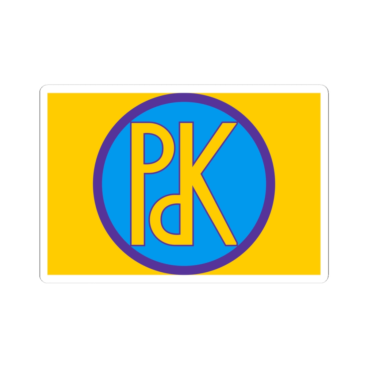 Former Flag of KDP (Iraq) STICKER Vinyl Kiss-Cut Decal