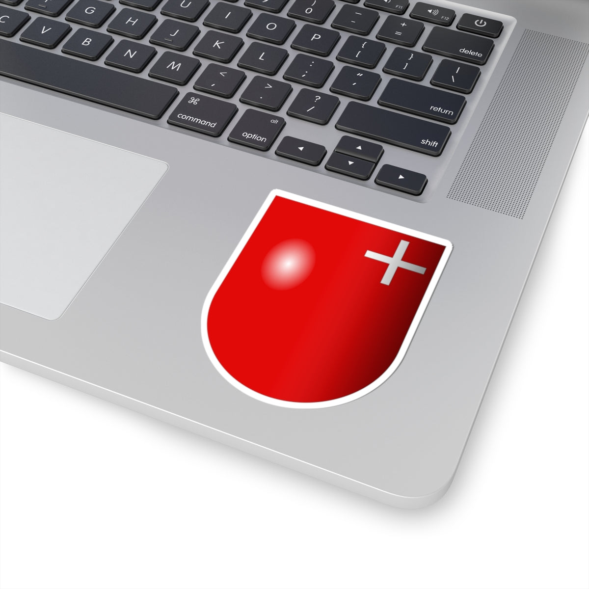 Schwytz-coat of arms 3d (Switzerland) (Coat of Arms) STICKER Vinyl Kiss-Cut Decal