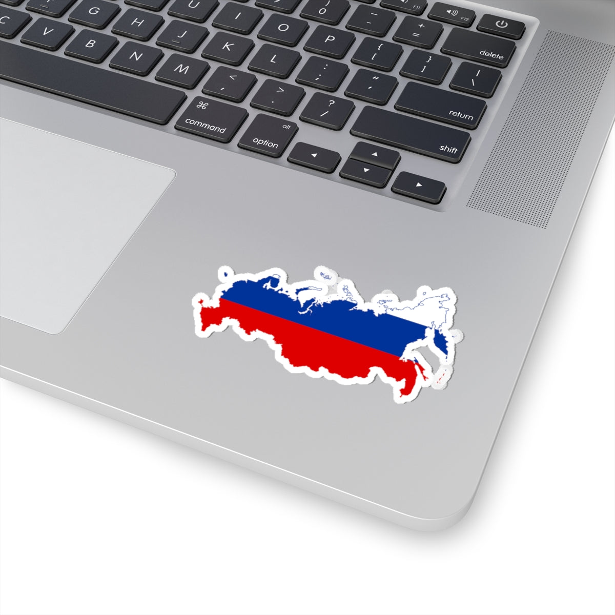 Flag map of Russia 2014-2022 (Russia) STICKER Vinyl Kiss-Cut Decal
