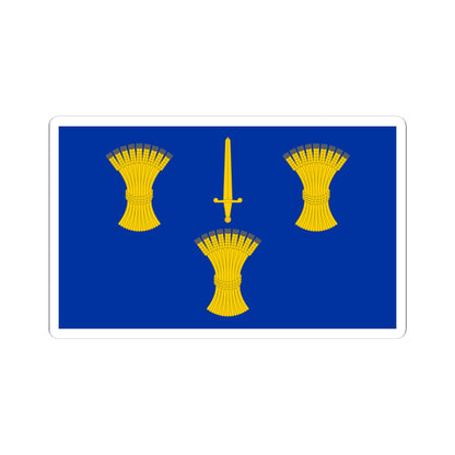 Flag of Cheshire (England) STICKER Vinyl Kiss-Cut Decal