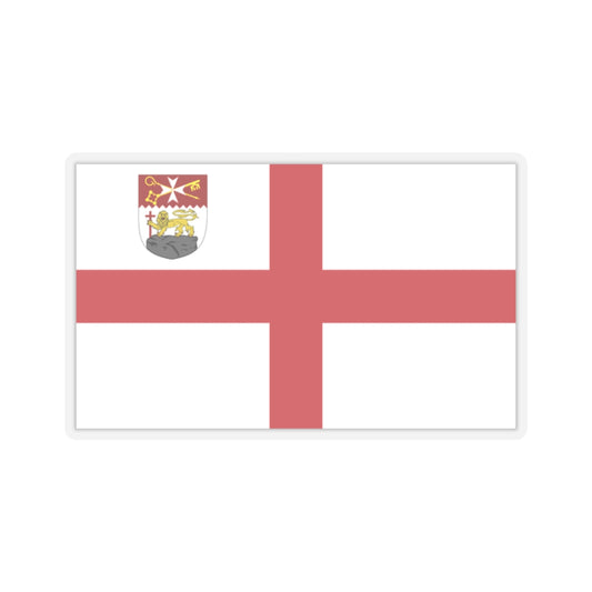 Flag of the Diocese of Gibraltar in Europe (Belgium) STICKER Vinyl Kiss-Cut Decal