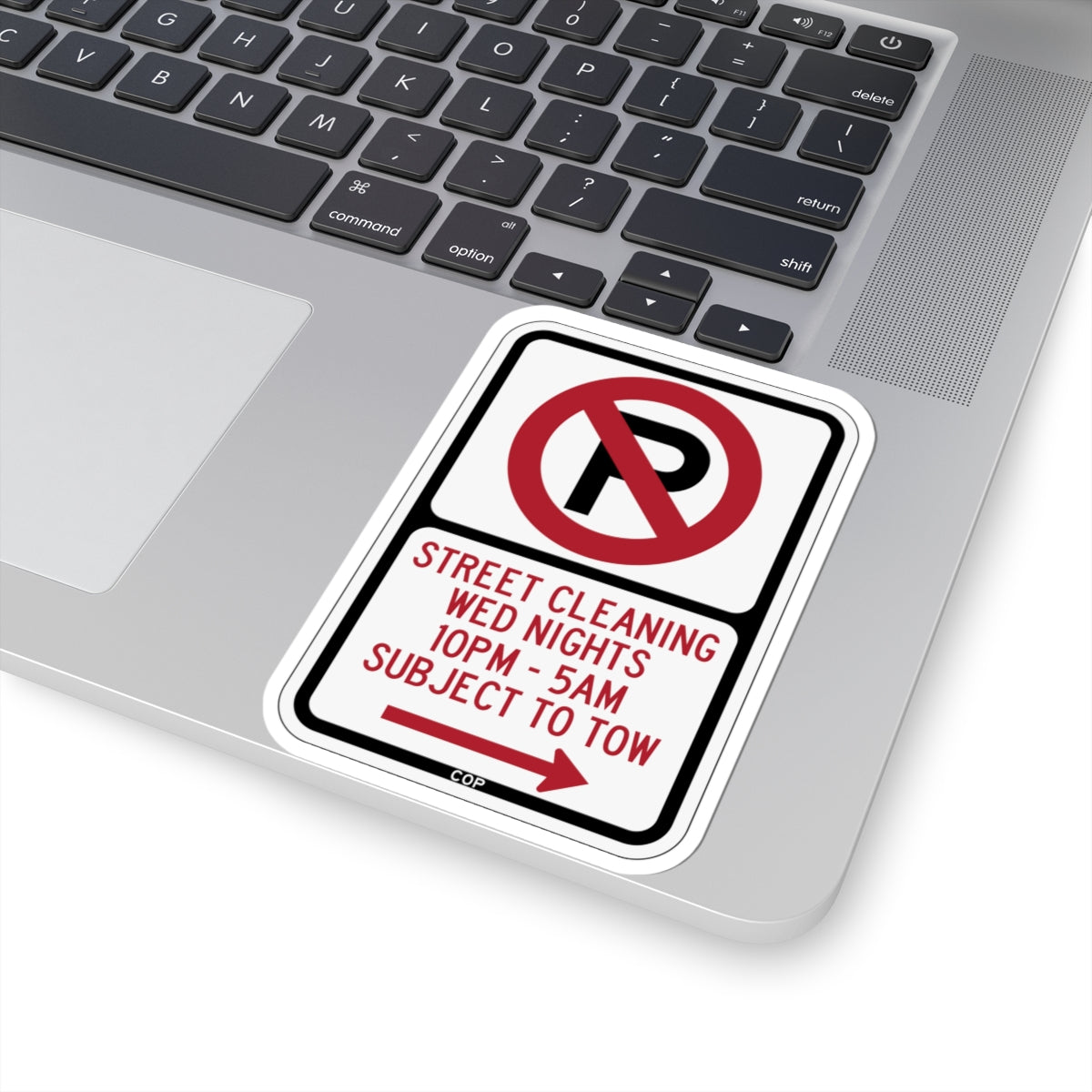 PBOT Road sign P1110R (Oregon) (Road Sign) STICKER Vinyl Kiss-Cut Decal