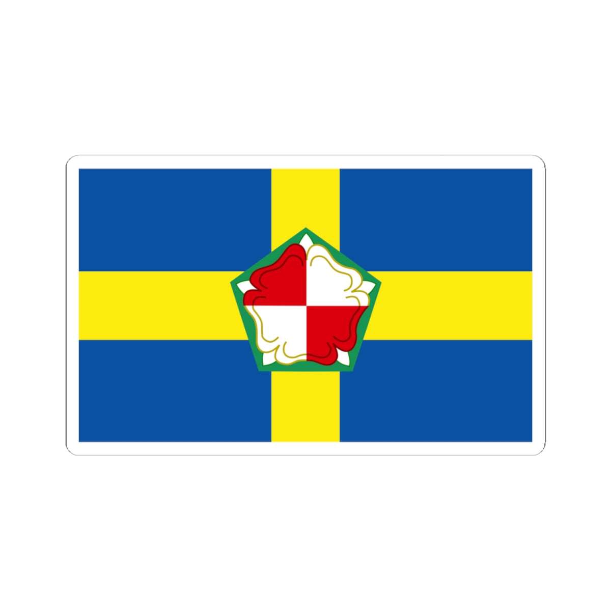 Flag of Pembrokeshire (United Kingdom) STICKER Vinyl Kiss-Cut Decal