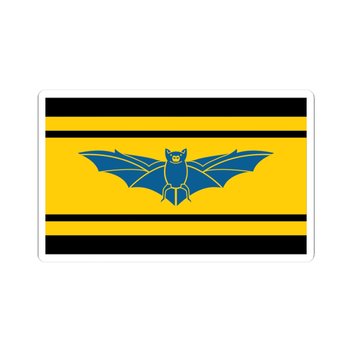 Flag of Brecknockshire (United Kingdom) STICKER Vinyl Kiss-Cut Decal