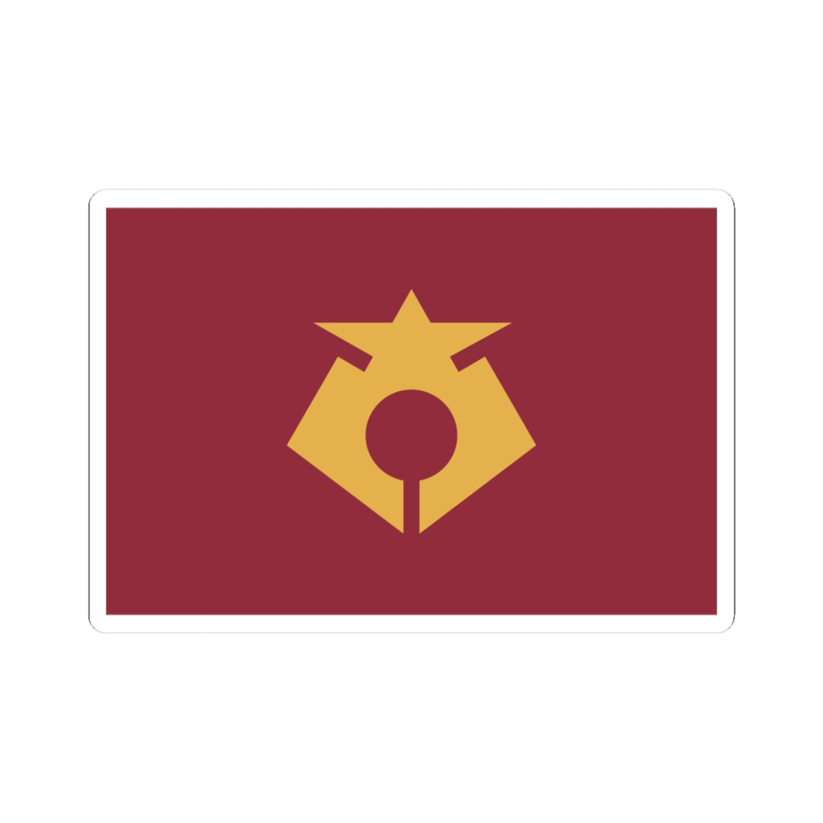 Flag of Rikuzentakata Iwate (Japan) STICKER Vinyl Kiss-Cut Decal