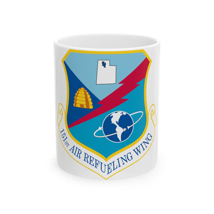 151st Air Refueling Wing (U.S. Air Force) White Coffee Mug-11oz-The Sticker Space