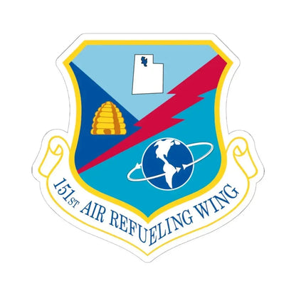 151st Air Refueling Wing (U.S. Air Force) STICKER Vinyl Kiss-Cut Decal 6 Inch White - The Sticker Space