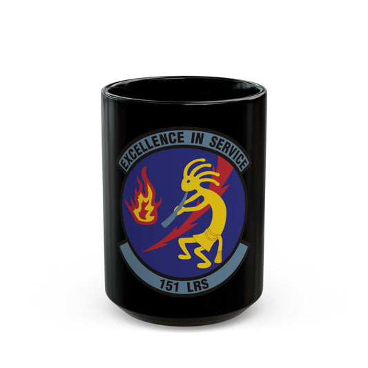 151st Logistics Readiness Squadron (U.S. Air Force) Black Coffee Mug-15oz-The Sticker Space