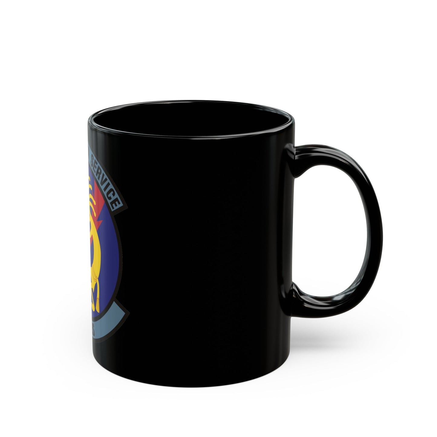 151st Logistics Readiness Squadron (U.S. Air Force) Black Coffee Mug-The Sticker Space