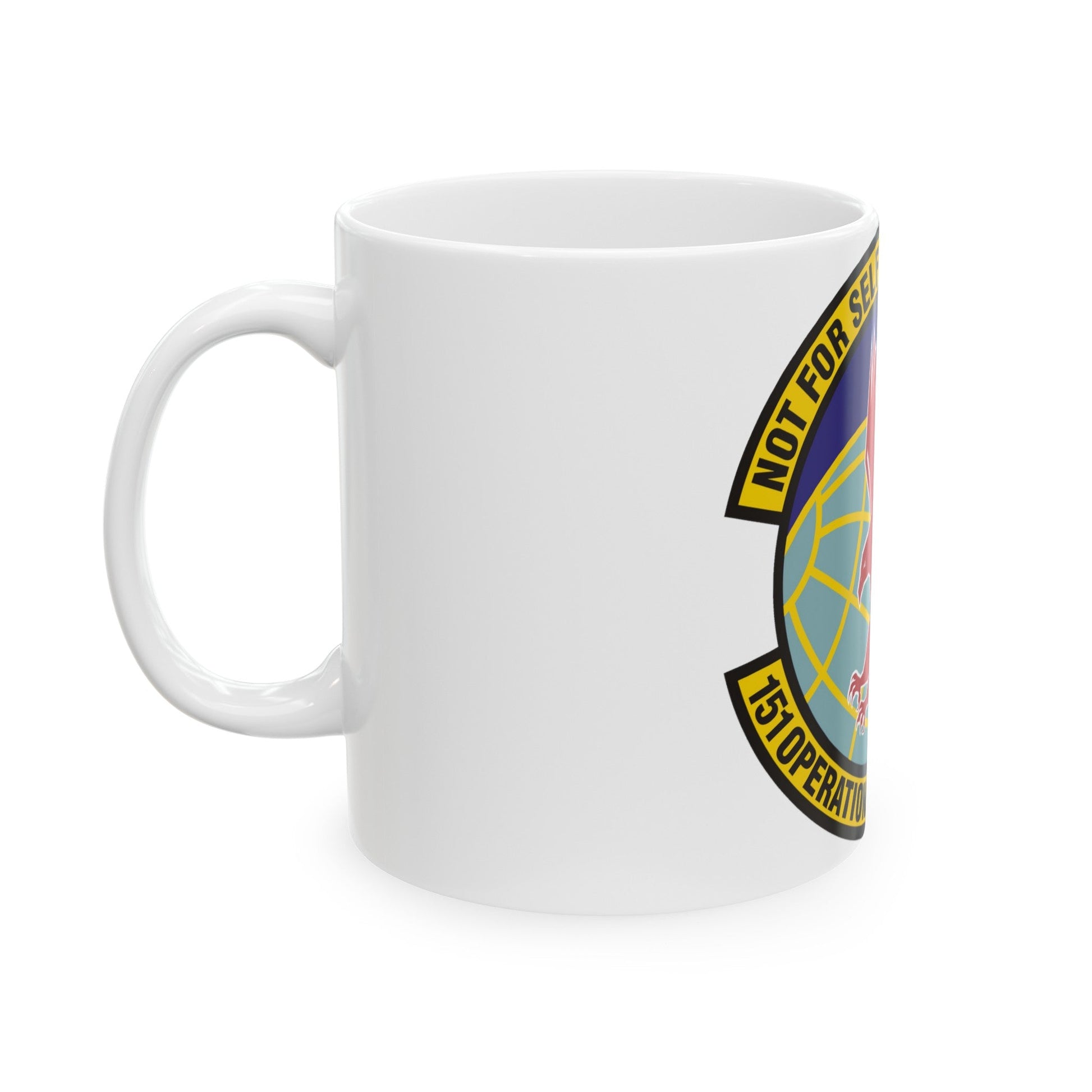 151st Operations Support Flight (U.S. Air Force) White Coffee Mug-The Sticker Space