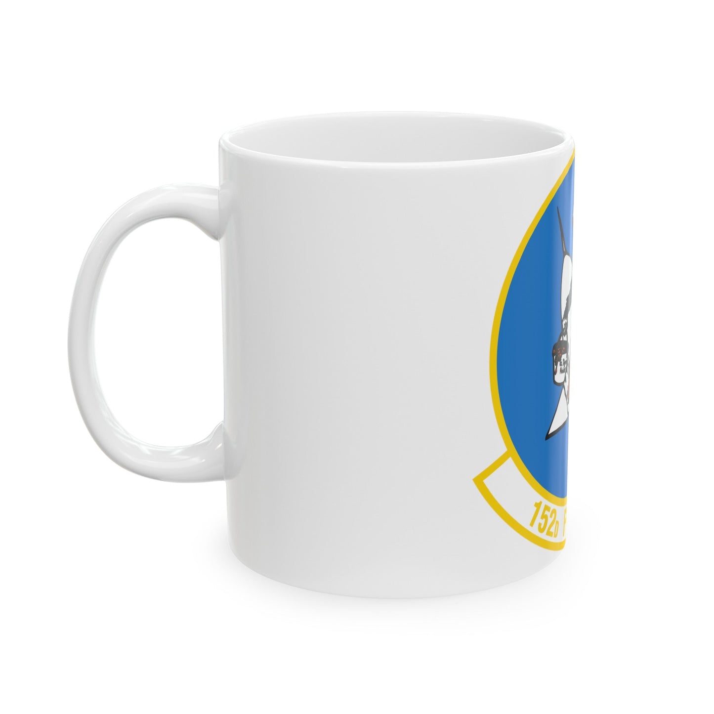 152 Fighter Squadron (U.S. Air Force) White Coffee Mug-The Sticker Space