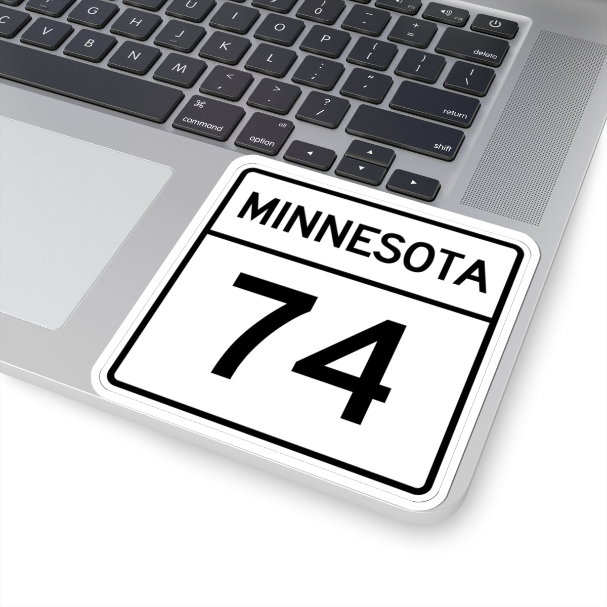 MN-74 1948 (Minnesota) (Road Sign) STICKER Vinyl Kiss-Cut Decal