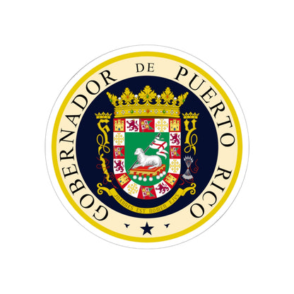 Seal of the Governor of Puerto Rico - STICKER Vinyl Kiss-Cut Decal