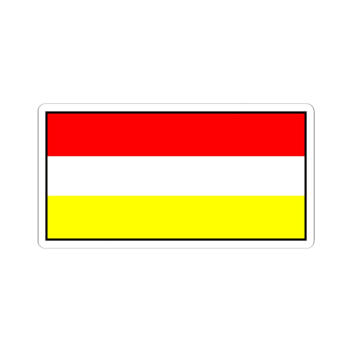 Flag of Wellesbourne (England) STICKER Vinyl Kiss-Cut Decal