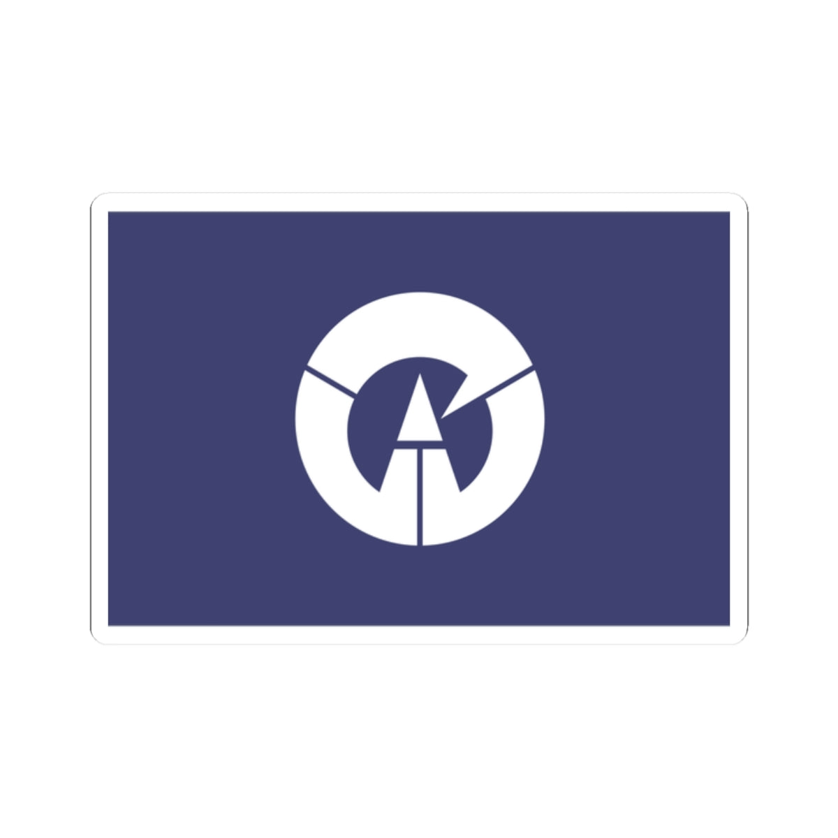 Flag of Marumori Miyagi (Japan) STICKER Vinyl Kiss-Cut Decal