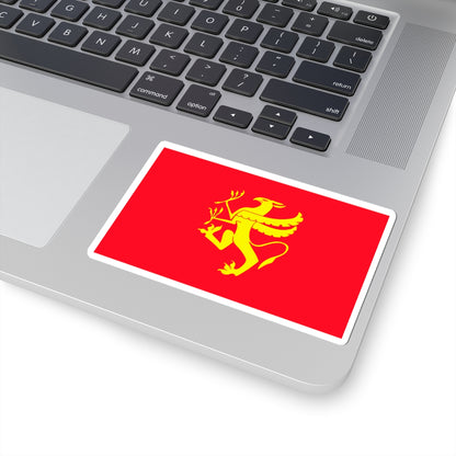 Flag of Troms (Norway) STICKER Vinyl Kiss-Cut Decal