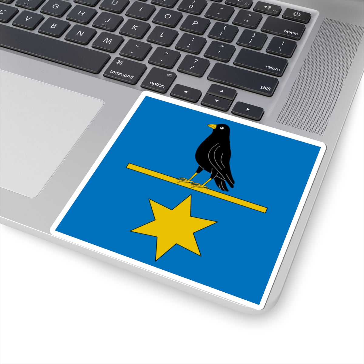 Flag of Denis Theurillat (Switzerland) STICKER Vinyl Kiss-Cut Decal