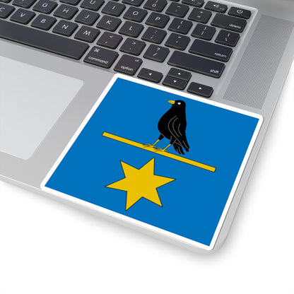 Flag of Denis Theurillat (Switzerland) STICKER Vinyl Kiss-Cut Decal