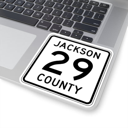 Jackson County Route 29 MN (Minnesota) (Road Sign) STICKER Vinyl Kiss-Cut Decal