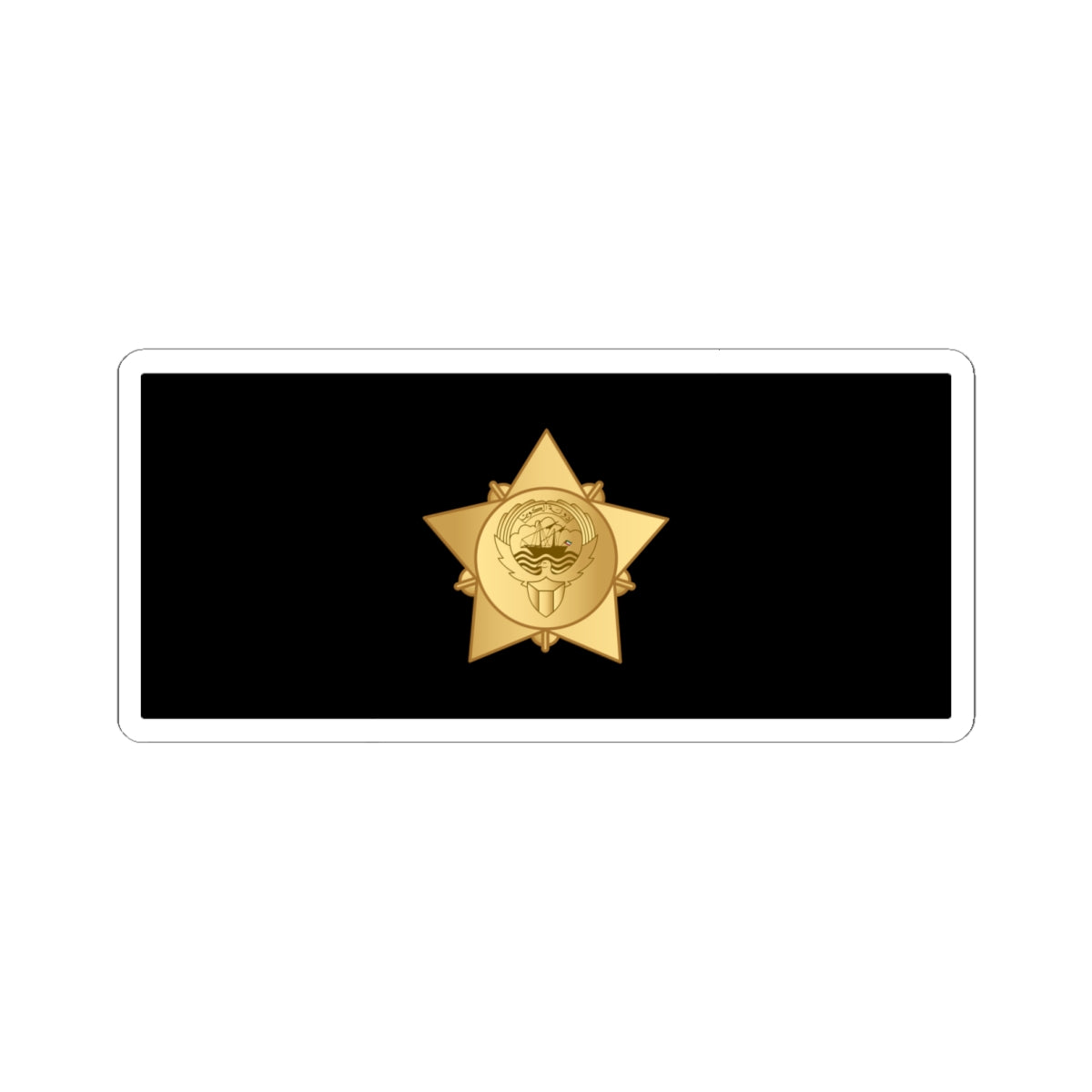 05. KNF WO (Kuwait) (Military Rank) STICKER Vinyl Kiss-Cut Decal