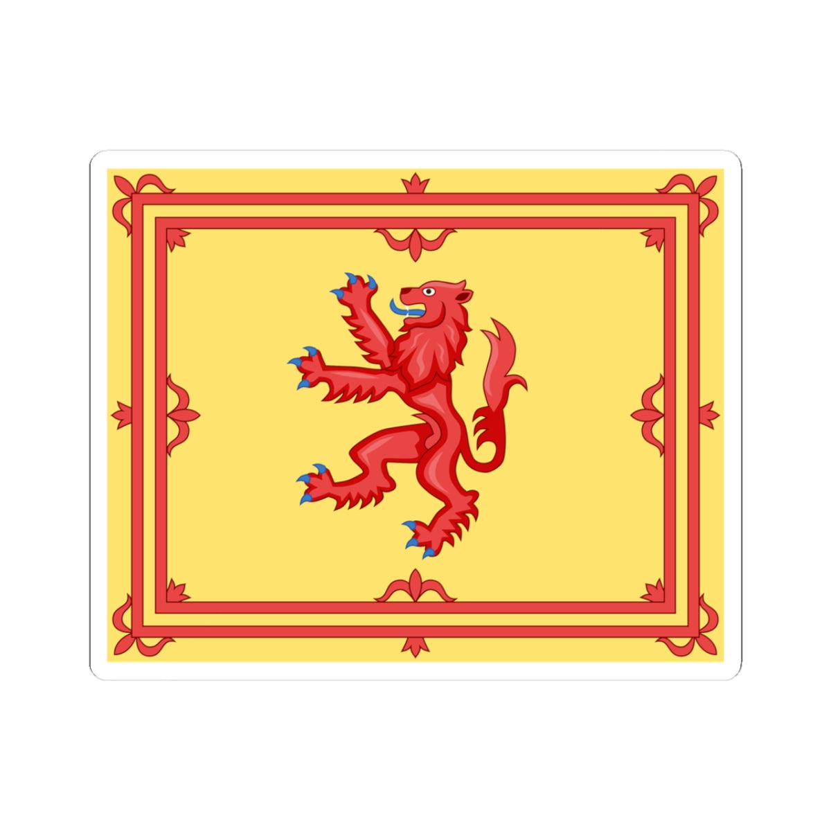 Banner of the King of Scots (Scotland) STICKER Vinyl Kiss-Cut Decal