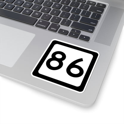 WV-86 (Virginia) (Road Sign) STICKER Vinyl Kiss-Cut Decal