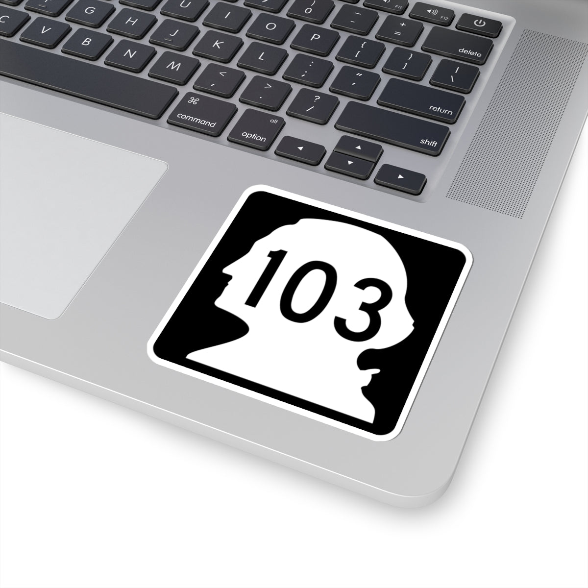 WA-103 (Washington) (Road Sign) STICKER Vinyl Kiss-Cut Decal