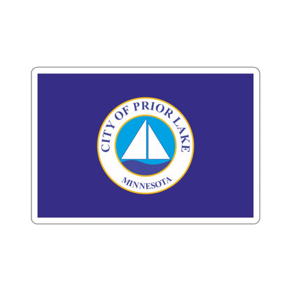 Flag of Prior Lake, Minnesota - STICKER Vinyl Kiss-Cut Decal