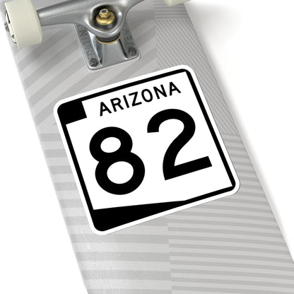 Arizona 82 (Arizona) (Road Sign) STICKER Vinyl Kiss-Cut Decal