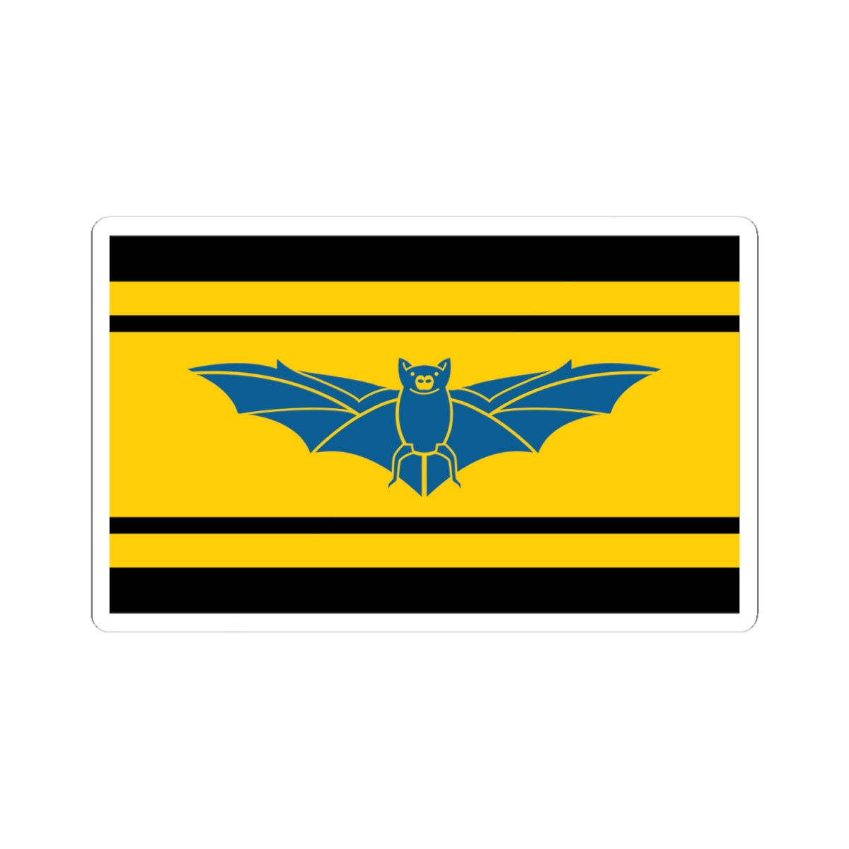 Flag of Brecknockshire (United Kingdom) STICKER Vinyl Kiss-Cut Decal