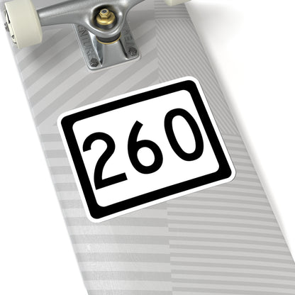 WV-260 (Virginia) (Road Sign) STICKER Vinyl Kiss-Cut Decal