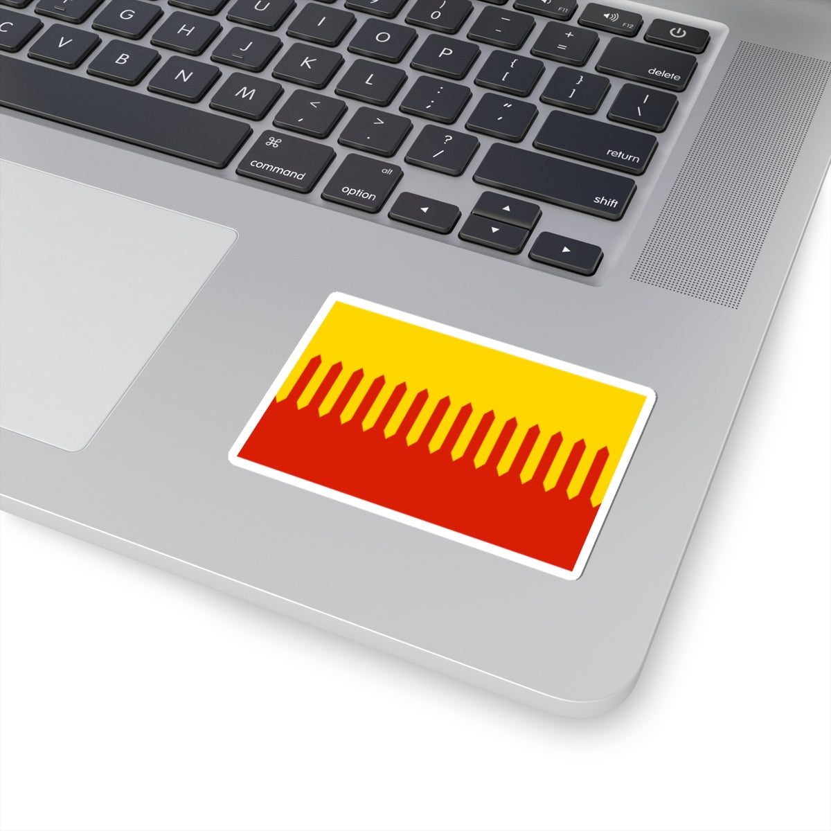 Flag of Zubtcovsky rayon Tver oblast (Russia) STICKER Vinyl Kiss-Cut Decal