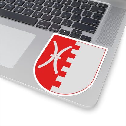 Akaa.vaakuna (Finland) (Coat of Arms) STICKER Vinyl Kiss-Cut Decal