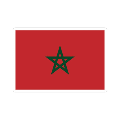 Flag of Morocco unbordered dark green (Morocco) STICKER Vinyl Kiss-Cut Decal