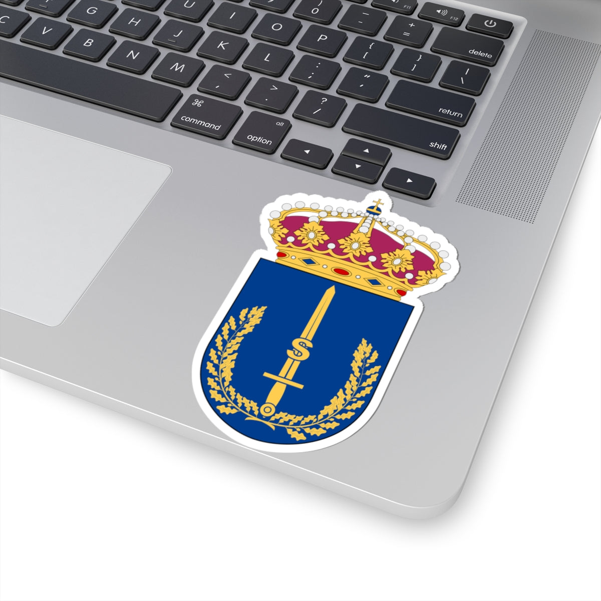 Södra militärområdesstab vapen (Sweden) (Coat of Arms) STICKER Vinyl Kiss-Cut Decal