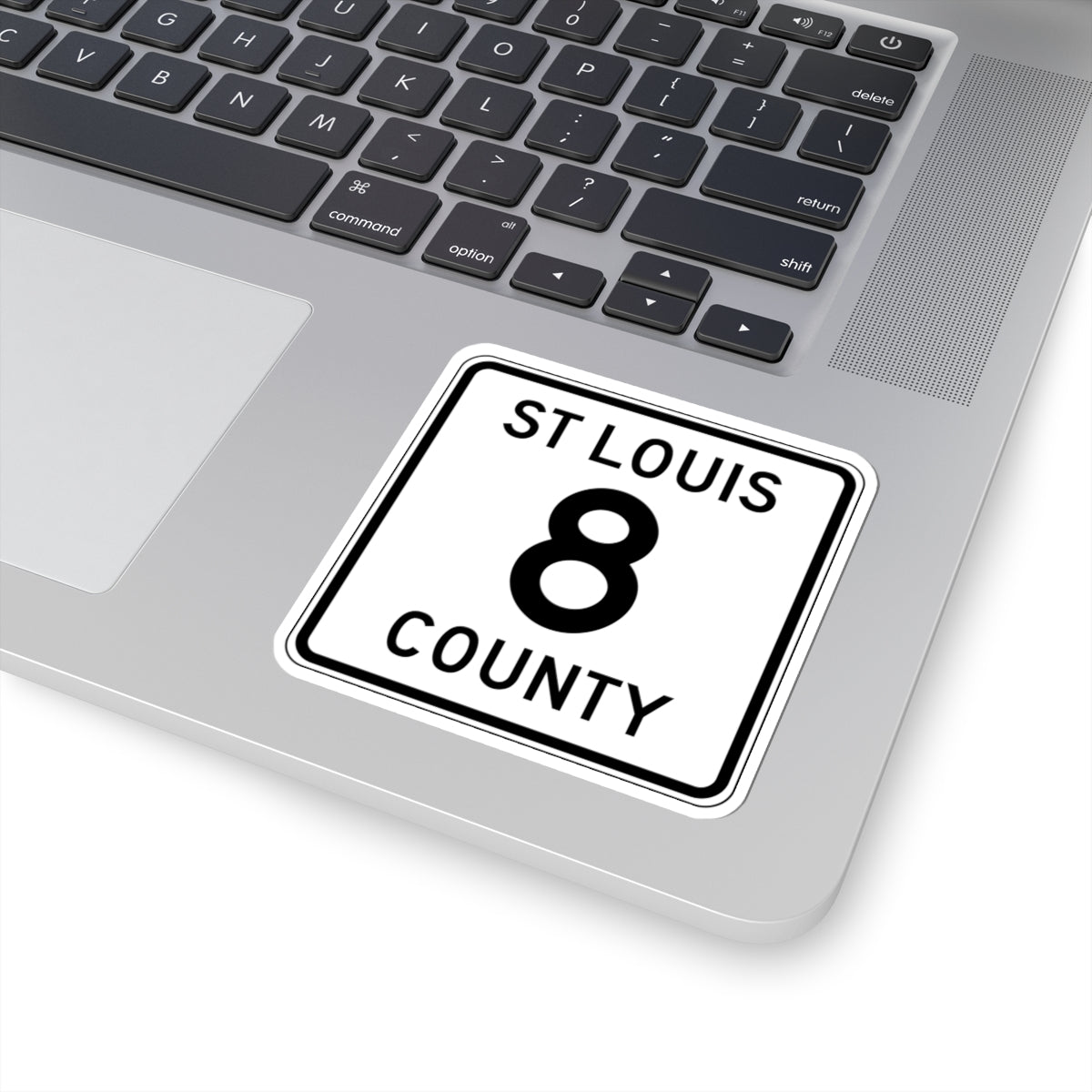 St Louis County Route 8 MN (Minnesota) (Road Sign) STICKER Vinyl Kiss-Cut Decal