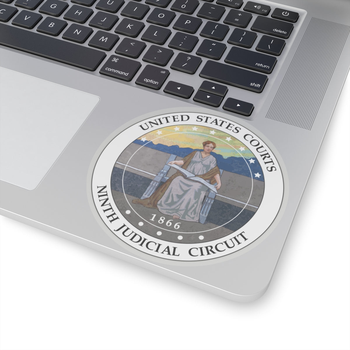 Seal of the United States Courts Ninth Judicial Circuit - STICKER Vinyl Kiss-Cut Decal