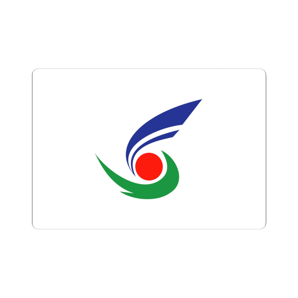 Flag of Setouchi Okayama (Japan) STICKER Vinyl Kiss-Cut Decal