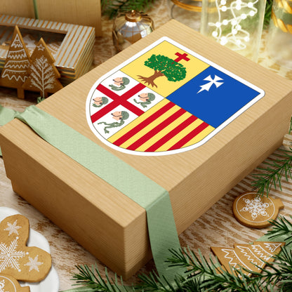 Shield of Aragon (Spain) (Coat of Arms) STICKER Vinyl Kiss-Cut Decal