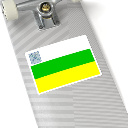 Flag Novozybkova Bryanskaya oblast (Russia) STICKER Vinyl Kiss-Cut Decal