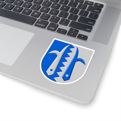 Suodenniemi.vaakuna (Finland) (Coat of Arms) STICKER Vinyl Kiss-Cut Decal