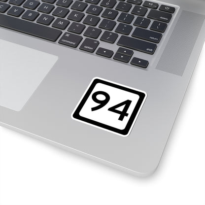 WV-94 (Virginia) (Road Sign) STICKER Vinyl Kiss-Cut Decal