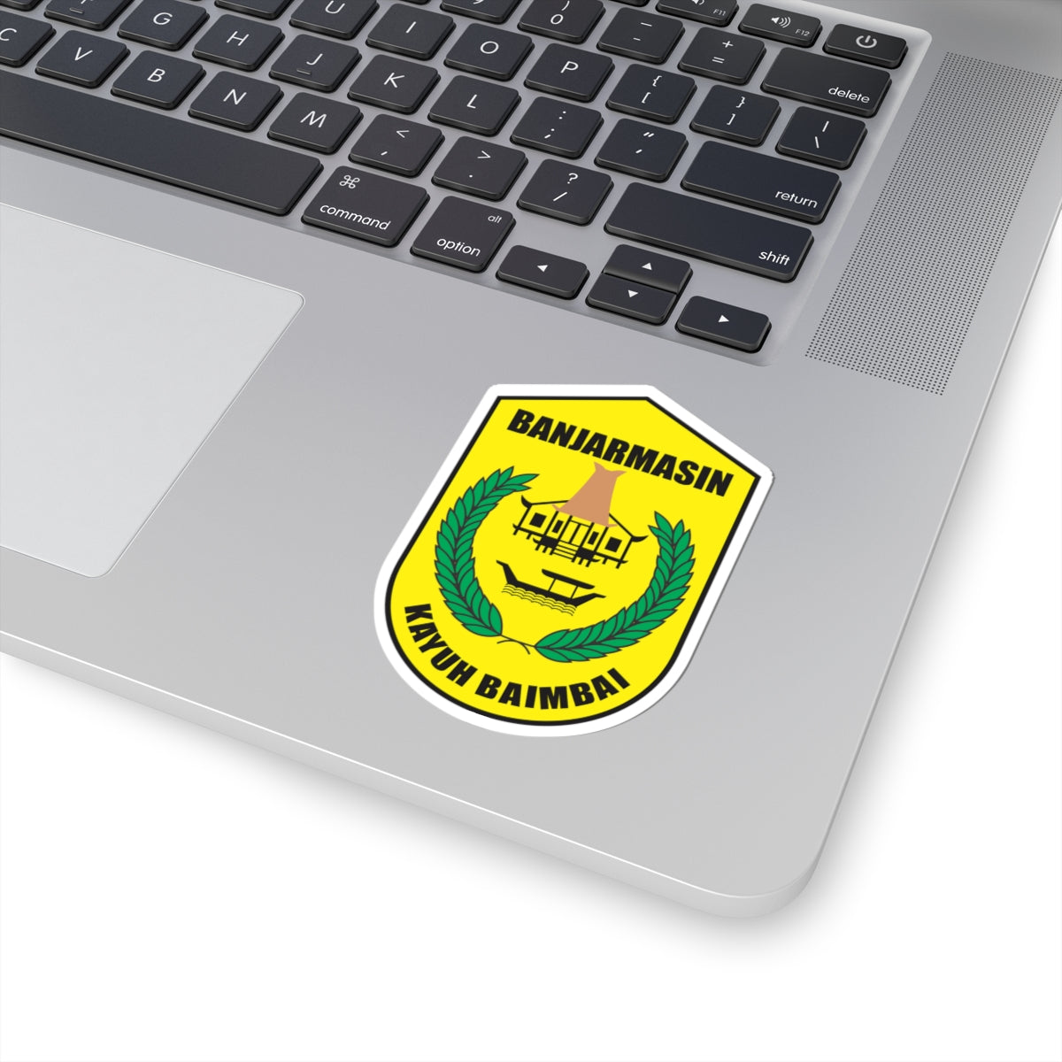 Banjarmasin Logo (Indonesia) (Coat of Arms) STICKER Vinyl Kiss-Cut Decal