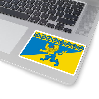 Flag of Lyuban Leningrad Oblast (Russia) STICKER Vinyl Kiss-Cut Decal